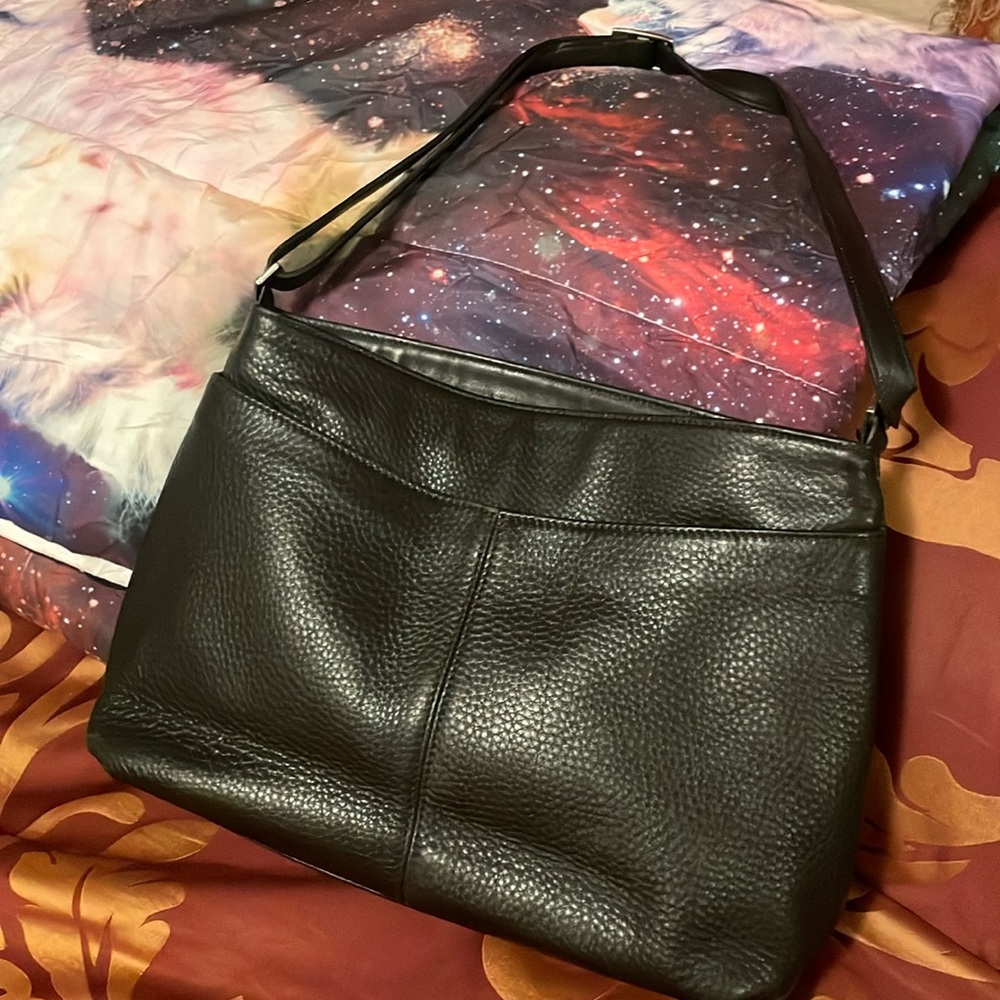 Vintage leather Coach bag